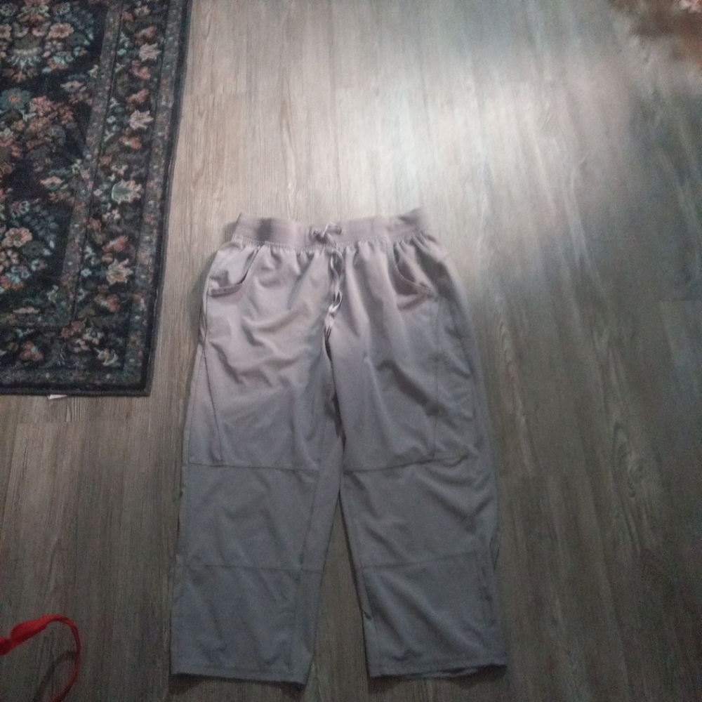 Acx Active Mens Sweatpants Size Medium Color Grey Drawstrings Pockets All Season